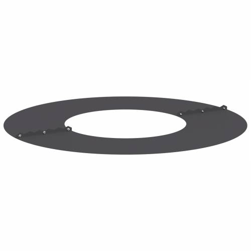 Metalna sadilica Crna Metal 60 x 60 x 1.3 cm Ukrasni umetci Cijena