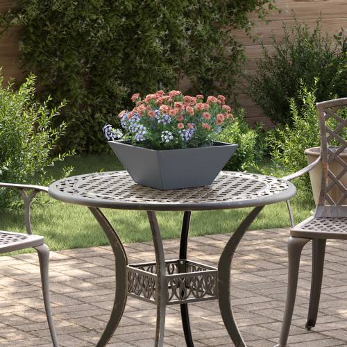 Plastična sadilica Antracit Plastika 35 x 35 x 15 cm Izdržljiva Cijena
