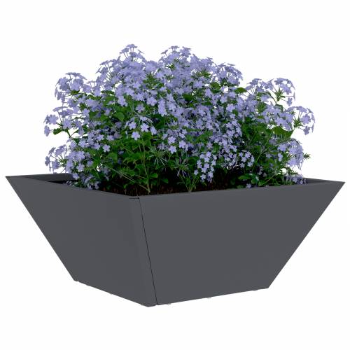 Plastična sadilica Antracit Plastika 35 x 35 x 15 cm Izdržljiva Cijena