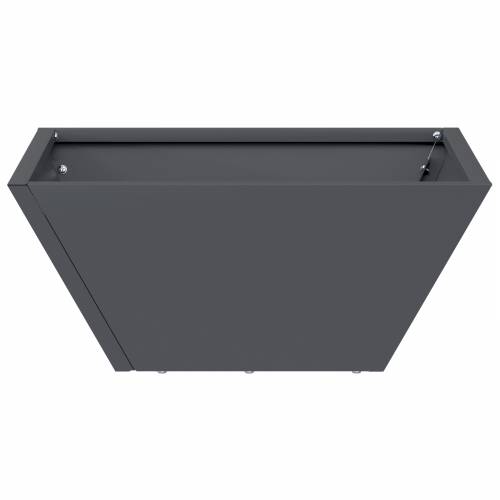 Plastična sadilica Antracit Plastika 35 x 35 x 15 cm Izdržljiva Cijena