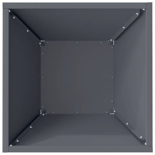 Plastična sadilica Antracit Plastika 35 x 35 x 15 cm Izdržljiva Cijena