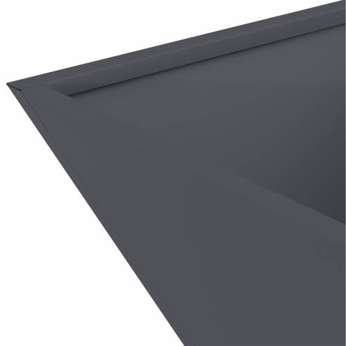 Plastična sadilica Antracit Plastika 35 x 35 x 15 cm Izdržljiva Cijena