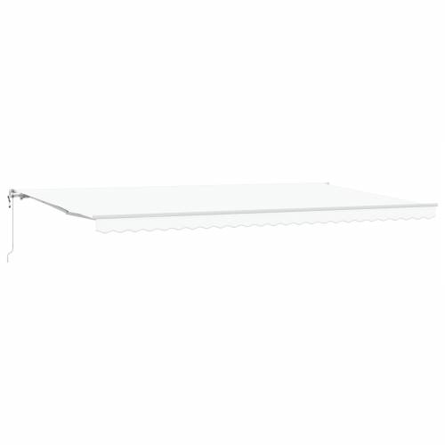 Automatska uvlačiva tenda bijela 600x350 cm Cijena