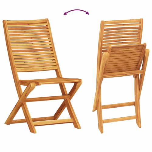 Set od 3 dijela Sklopivi bistro set od masivnog bagremovog drveta Cijena