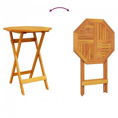 Set od 3 dijela Sklopivi bistro set od masivnog bagremovog drveta Cijena