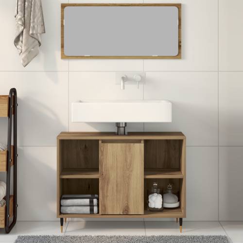 toaletna jedinica Umjetni hrast MDF Standard Toaletna jedinica Cijena