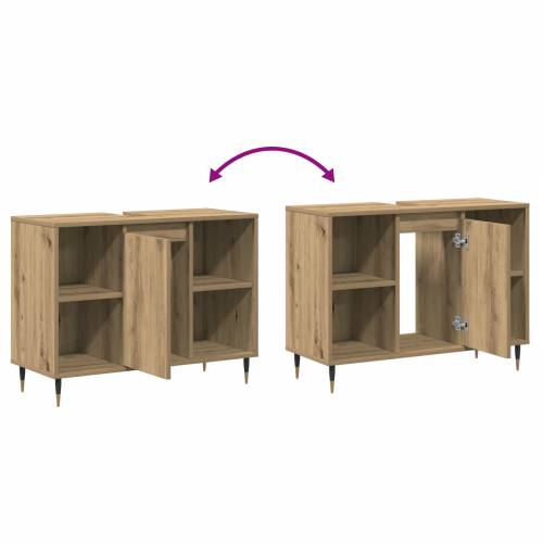 toaletna jedinica Umjetni hrast MDF Standard Toaletna jedinica Cijena