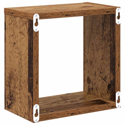 Police za zid Staro drvo Masivno obnovljeno drvo 26 x 15 x 26 cm Cijena