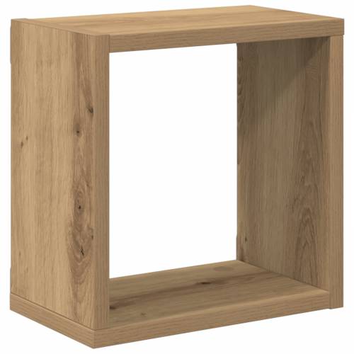 Zidne police Hrast MDF s furnirom 26 x 15 x 26 cm Montaža na zid Cijena