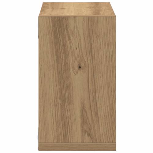 Zidne police Hrast MDF s furnirom 26 x 15 x 26 cm Montaža na zid Cijena
