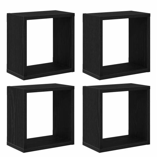 Zidne Police Crni hrast Konstruirano drvo 26 x 15 x 26 cm Cijena