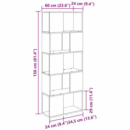 TV stalak Staro drvo Konstruirano drvo 60 x 24 x 155 cm TV stalak Cijena