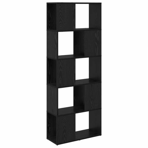 Polica Crna hrast Konstruirano drvo 60 x 24 x 155 cm Cijena