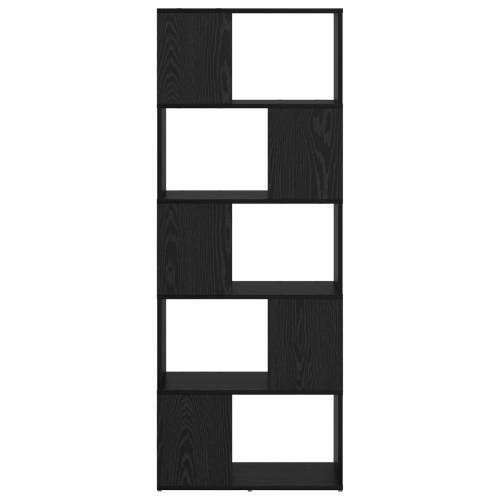 Polica Crna hrast Konstruirano drvo 60 x 24 x 155 cm Cijena