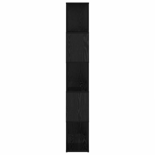 Polica Crna hrast Konstruirano drvo 60 x 24 x 155 cm Cijena
