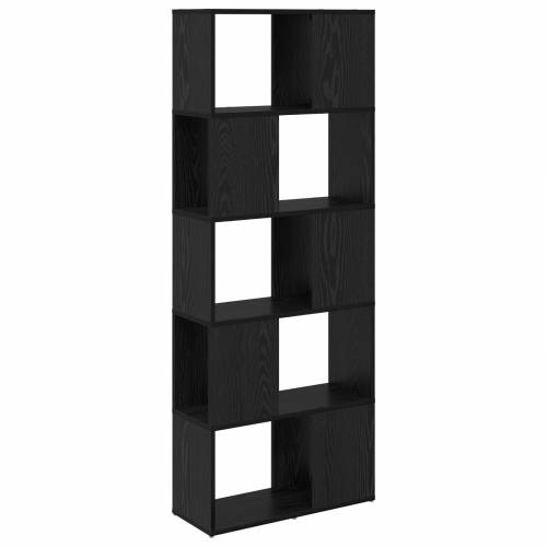 Polica Crna hrast Konstruirano drvo 60 x 24 x 155 cm Cijena