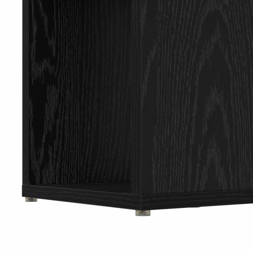 Polica Crna hrast Konstruirano drvo 60 x 24 x 155 cm Cijena