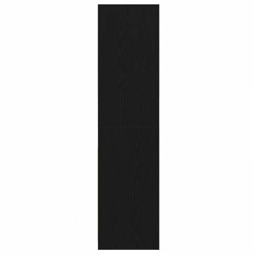 Crni ormar od hrasta 80 x 50 x 200 cm - Konstruirano drvo Cijena