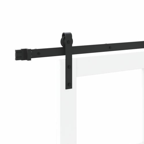 Klizna vrata ORKDAL Set od 2 Bijela i crna Drvo 86 x 211 cm Cijena
