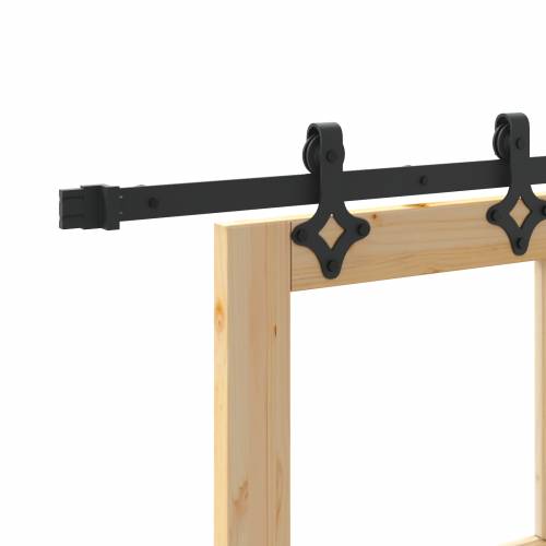 klizna vrata s hardware setom ‘ORKDAL’ čvrsto drvo i staklo Cijena