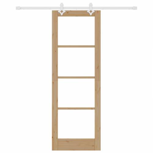 klizna vrata s opremom set 73.5x211 cm čvrsto drvo bor Cijena