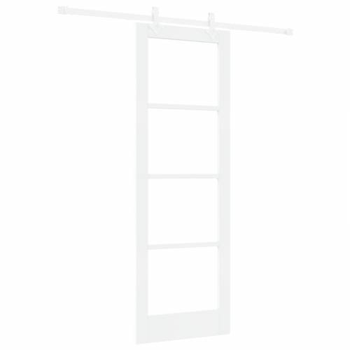 Klizna vrata s opremom Bijela 73,5x211 cm Čvrsta bor Cijena