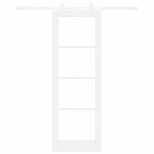 Klizna vrata s opremom Bijela 73,5x211 cm Čvrsta bor Cijena