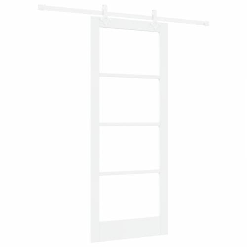 klizna vrata s setom hardvera bijela 83x202 cm čvrsti bor Cijena