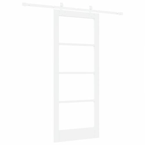 klizna vrata s setom hardvera bijela 83x202 cm čvrsti bor Cijena