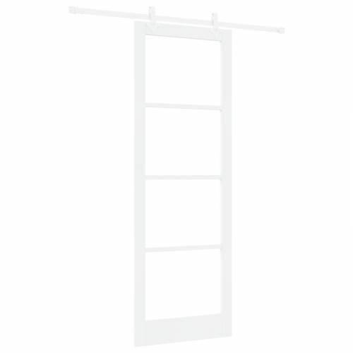 klizna vrata s hardverom bijela 83x232 cm čvrsto drvo bor Cijena