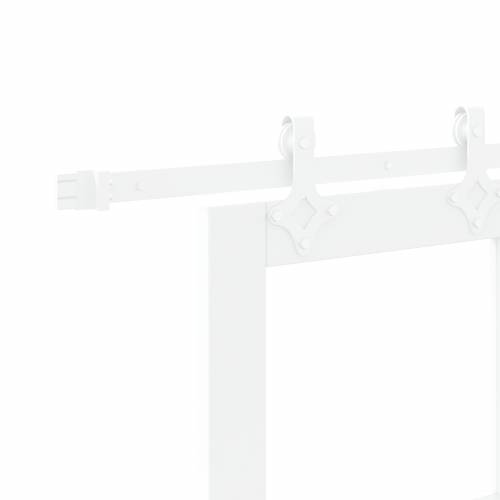 Klizna vrata s dodacima bijela 86x211 cm čvrsto drvo bor Cijena