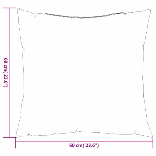 Plišani jastuci 4 komada uzorak lista 60x60 cm tkanina Cijena