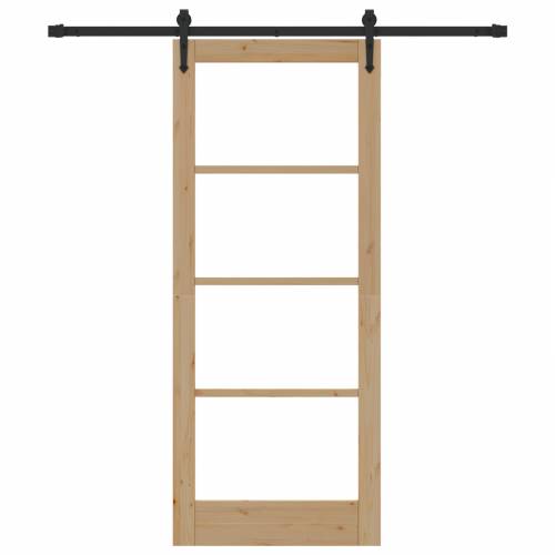 klizna vrata s opremom 83x202 cm od solidnog drva bora Cijena