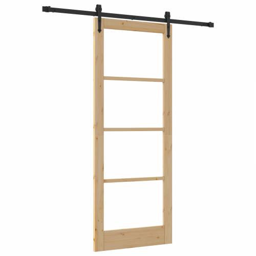 klizna vrata s setom hardvera 83x211 cm masivno bor Cijena