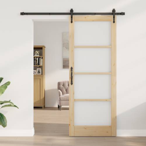 klizna vrata s setom hardvera 83x211 cm masivno bor Cijena