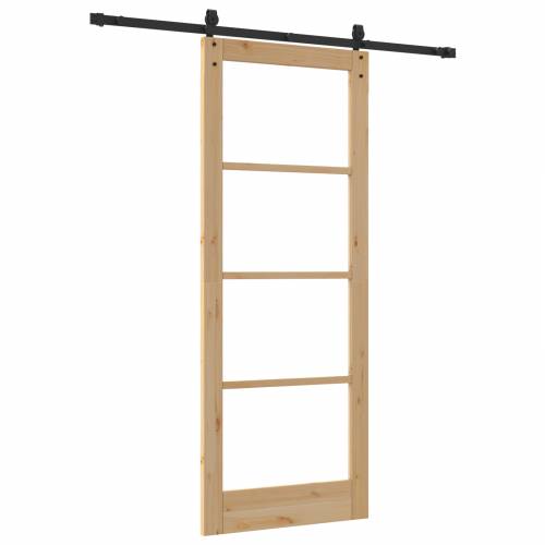 klizna vrata s setom hardvera 83x211 cm masivno bor Cijena