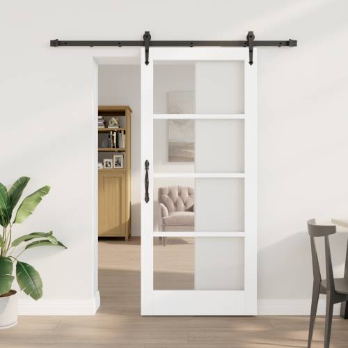 bijela klizna vrata s setom opreme 86x198.5 cm solidno drvo bor Cijena
