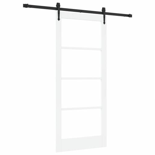 bijela klizna vrata s setom opreme 86x198.5 cm solidno drvo bor Cijena