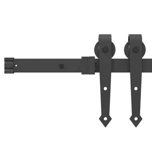 Klizna vrata s setom hardware-a 73.5x198.5 cm čvrsto drvo bor Cijena