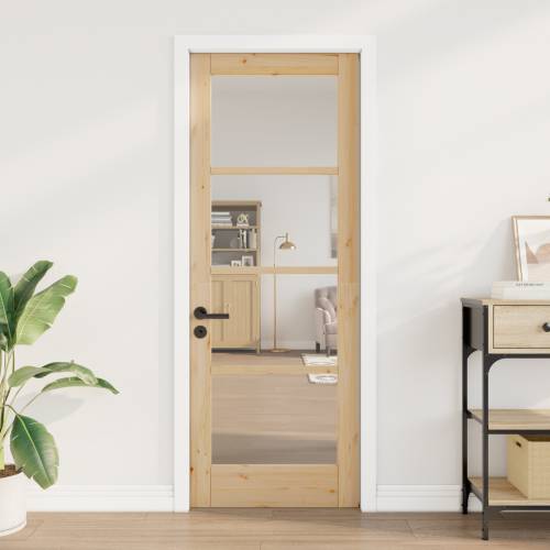 Unutarnja Vrata sa Staklom “ORKDAL” 73,5x198,5x4 cm Masivna Borovina Cijena