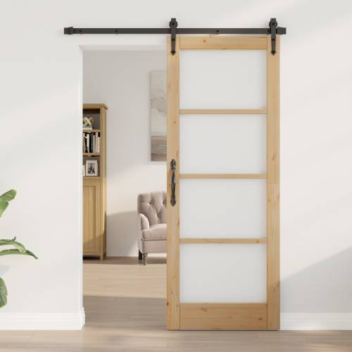 Unutarnja vrata sa staklom “ORKDAL” 78x202x4 cm Odvlažno drvo bor Cijena