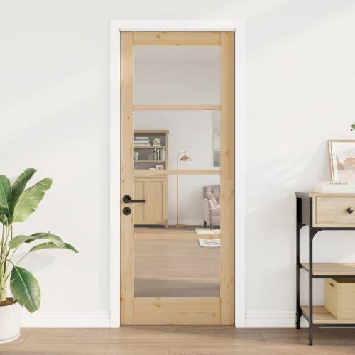 Unutarnja vrata sa staklom “ORKDAL” 78x202x4 cm Odvlažno drvo bor Cijena