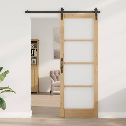 Unutarnje vrata s staklom “ORKDAL” 78x211x4 cm Čvrsto drvo bor Cijena