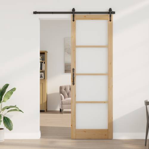 Unutarnja vrata sa staklom “ORKDAL” 78x232x4 cm Čvrsto drvo bor Cijena