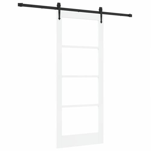 klizna vrata s hardware setom bijela 83x202 cm puno drvo bor Cijena