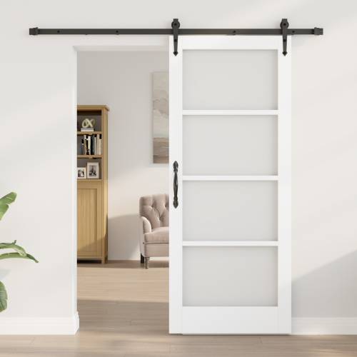 klizna vrata s hardware setom bijela 83x202 cm puno drvo bor Cijena