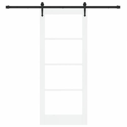 klizna vrata s hardware setom bijela 83x202 cm puno drvo bor Cijena