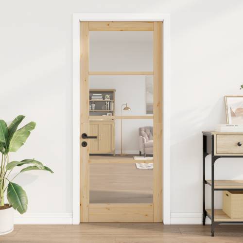 Unutarnja vrata s staklom “ORKDAL” 83x202x4 cm Odvjetni bor Cijena