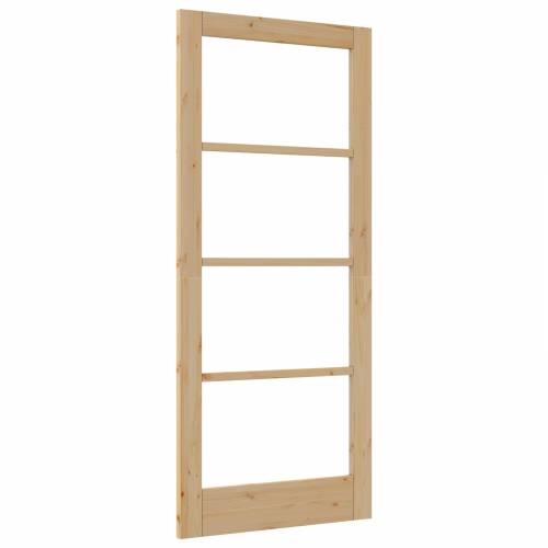 Unutarnja vrata s staklom “ORKDAL” 86x198,5x4 cm Čvrsta drvena bor Cijena