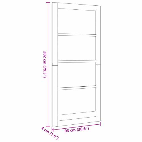 Unutarnja vrata sa staklom “ORKDAL” Bijela 93x202x4 cm Cijena